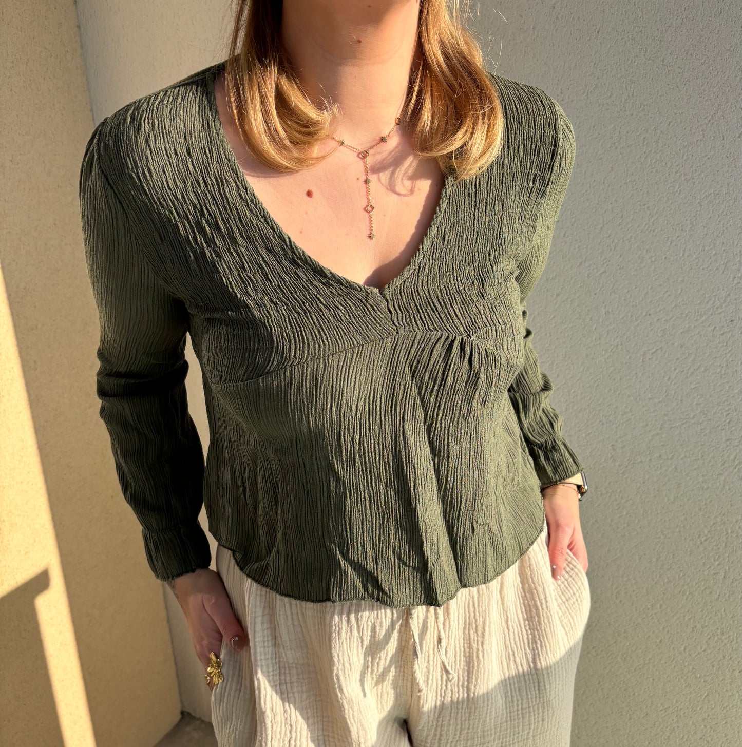 Blouse Col V