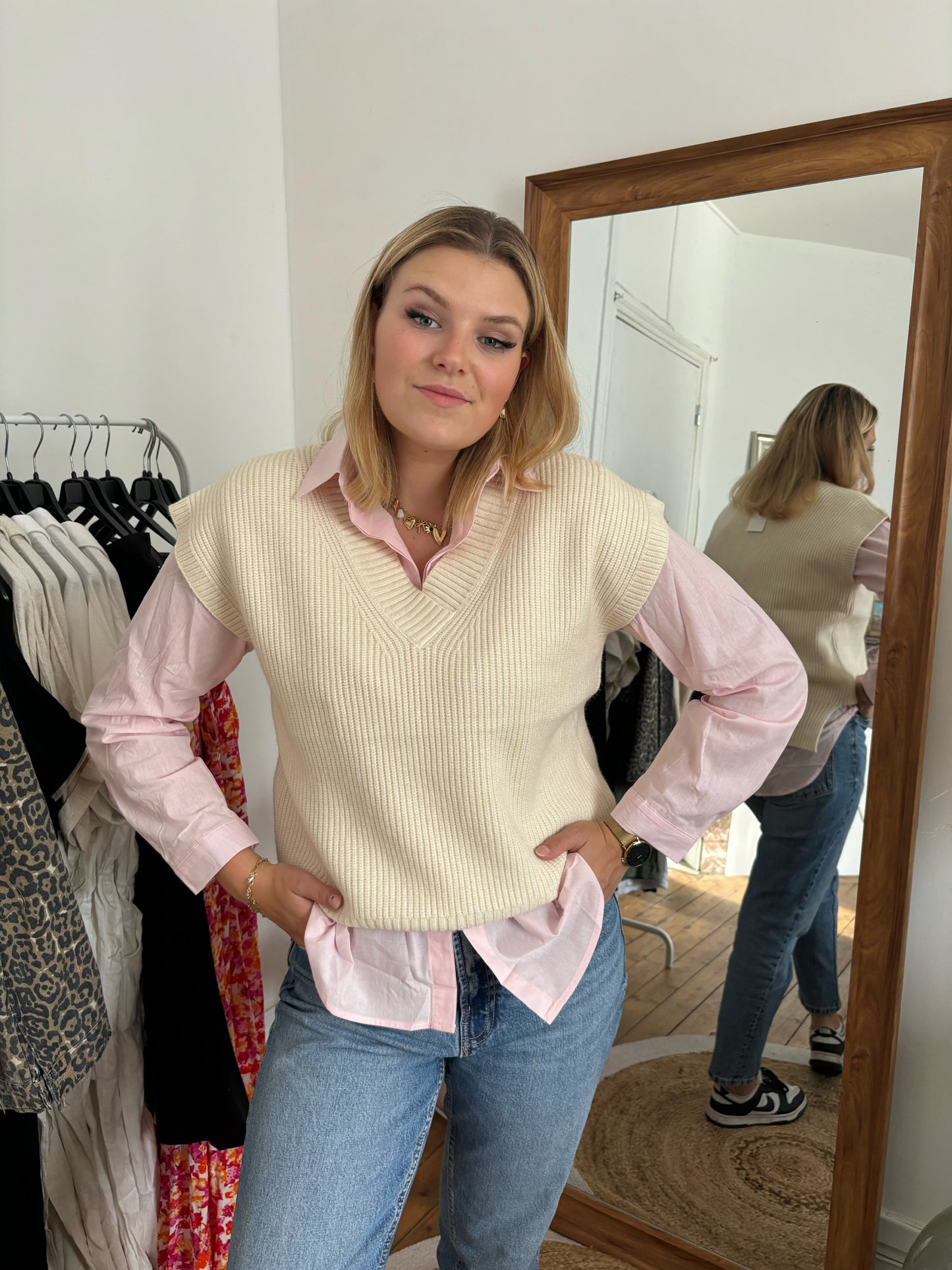 Pull sans manches