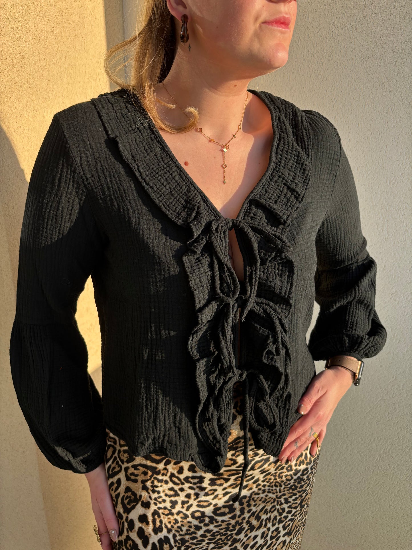 Blouse Bohème volant