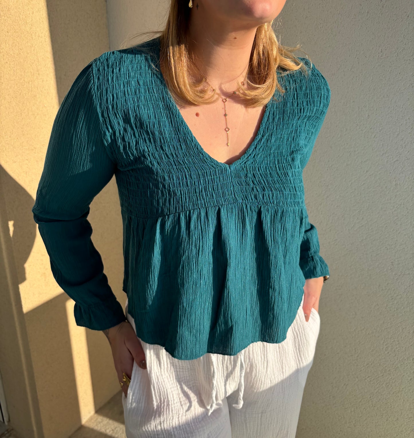 Blouse Col V