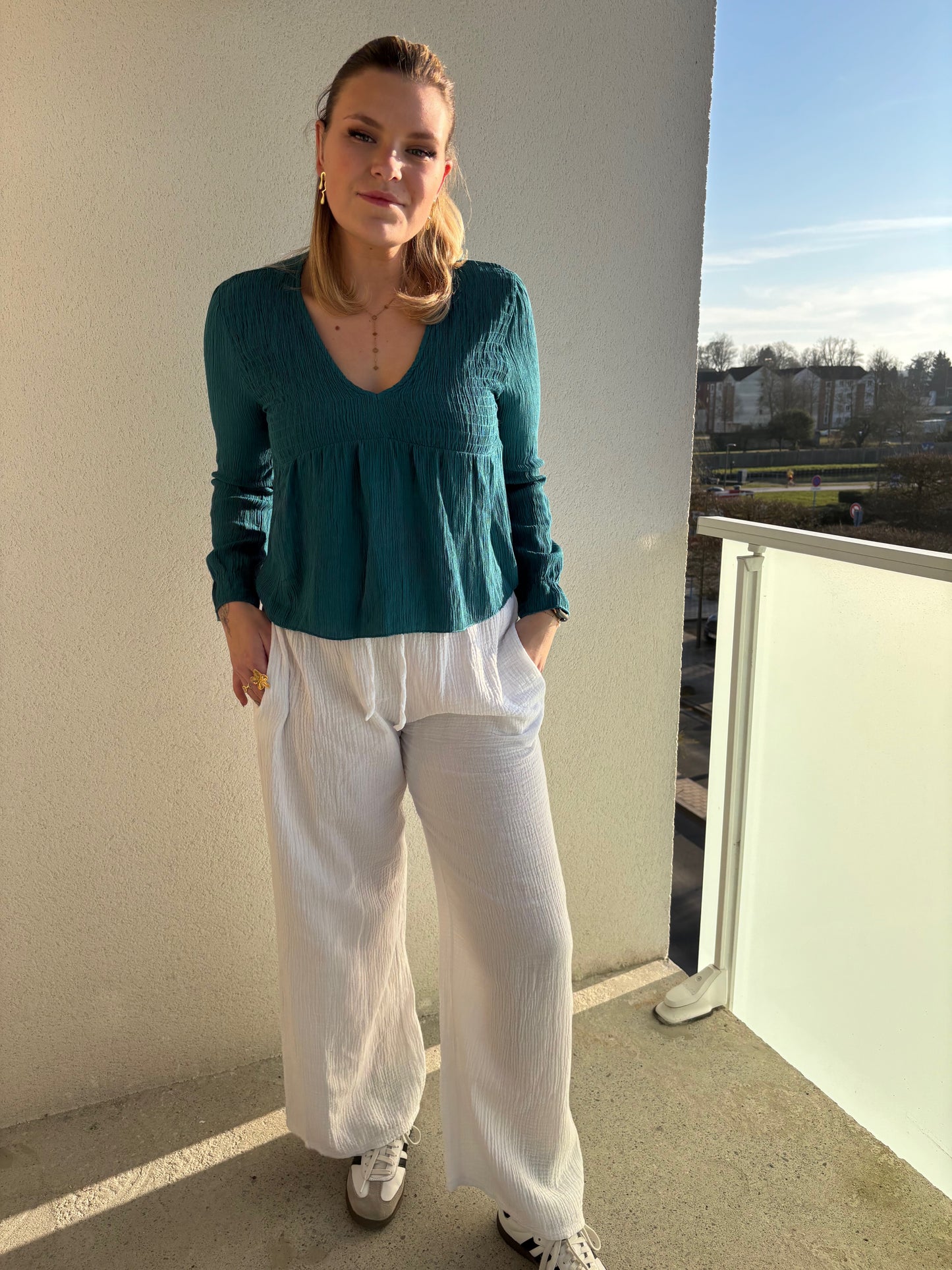 Blouse Col V