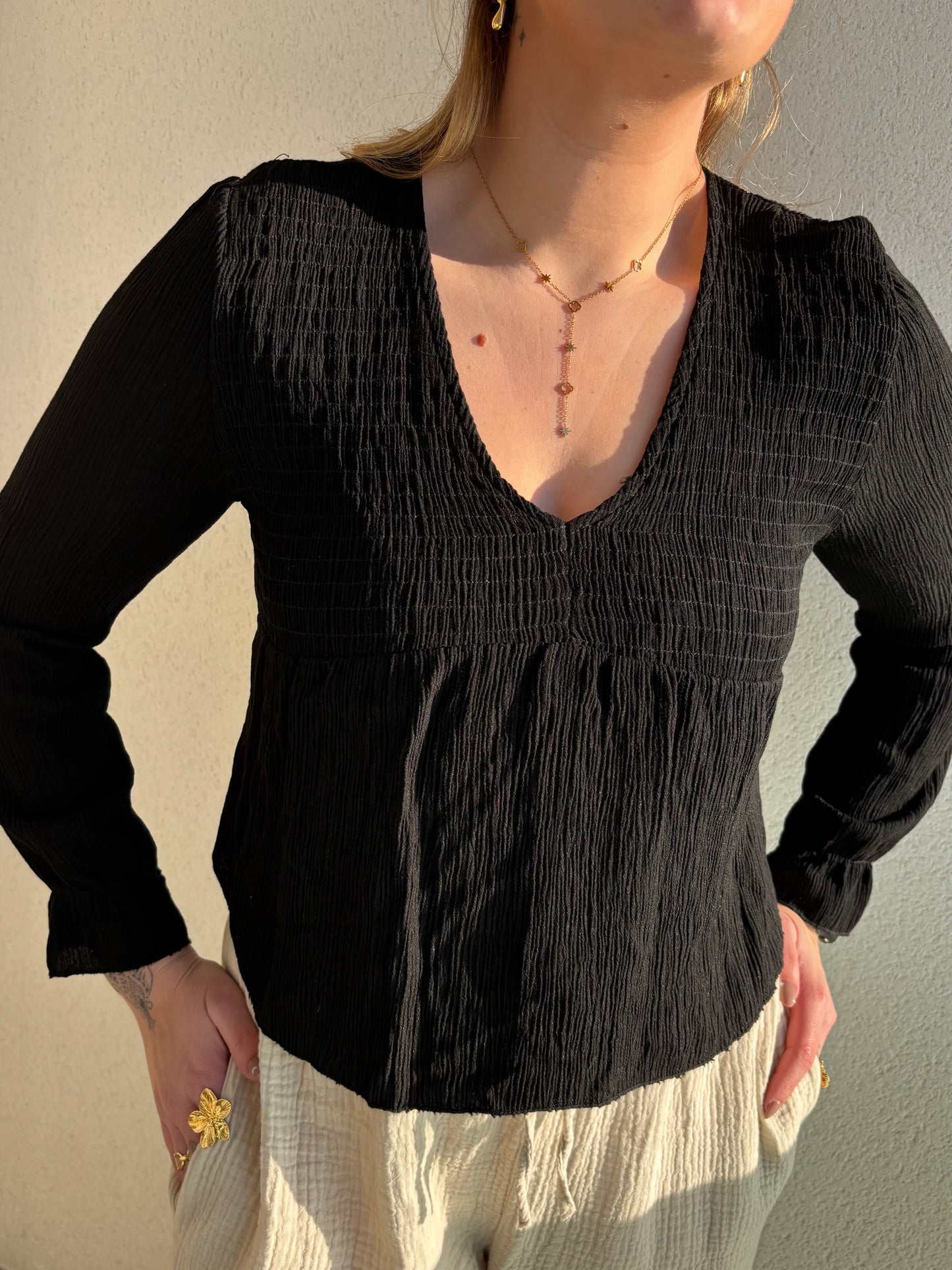 Blouse Col V