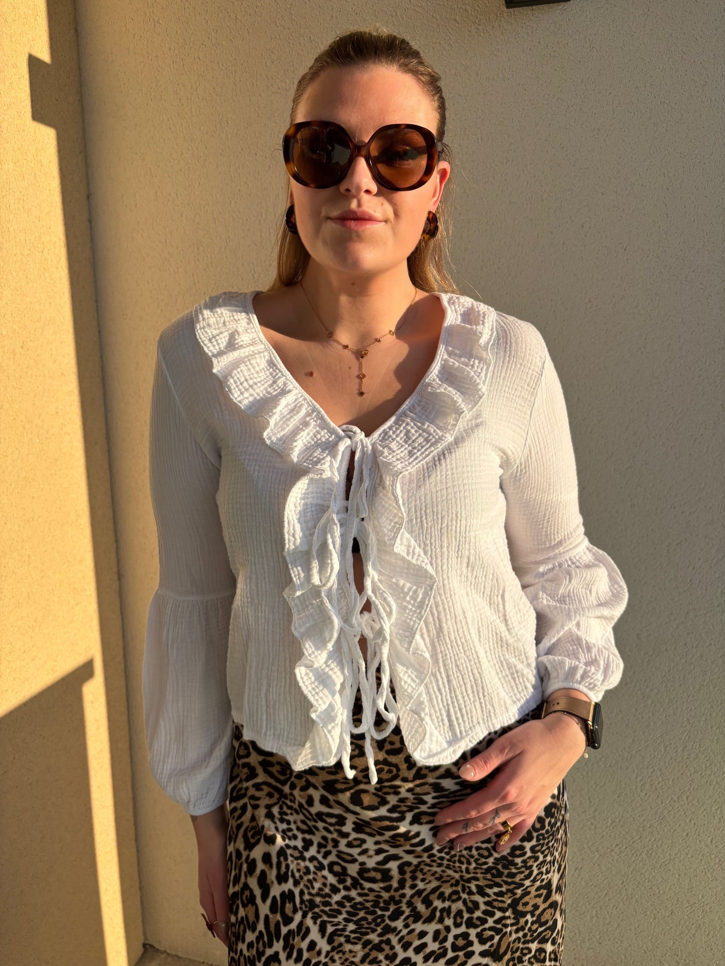 Blouse Bohème volant