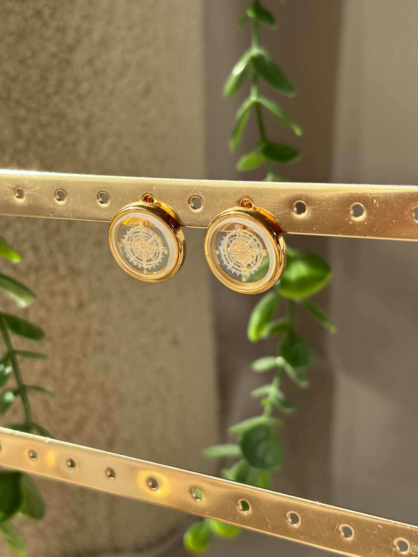 Boucle d'Oreille Boussole