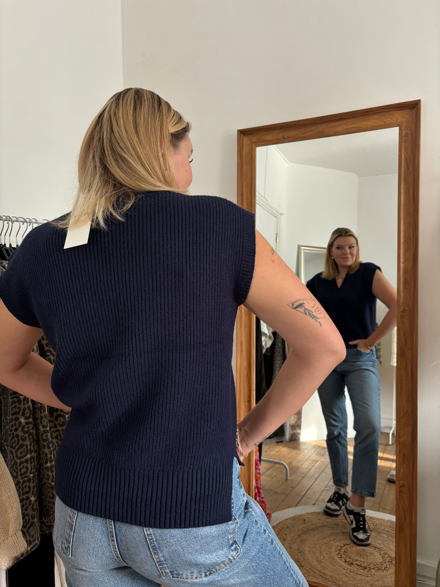 Pull sans manches