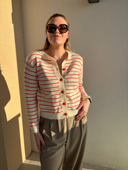 Gilet Rayé