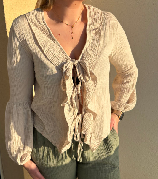Blouse Bohème volant