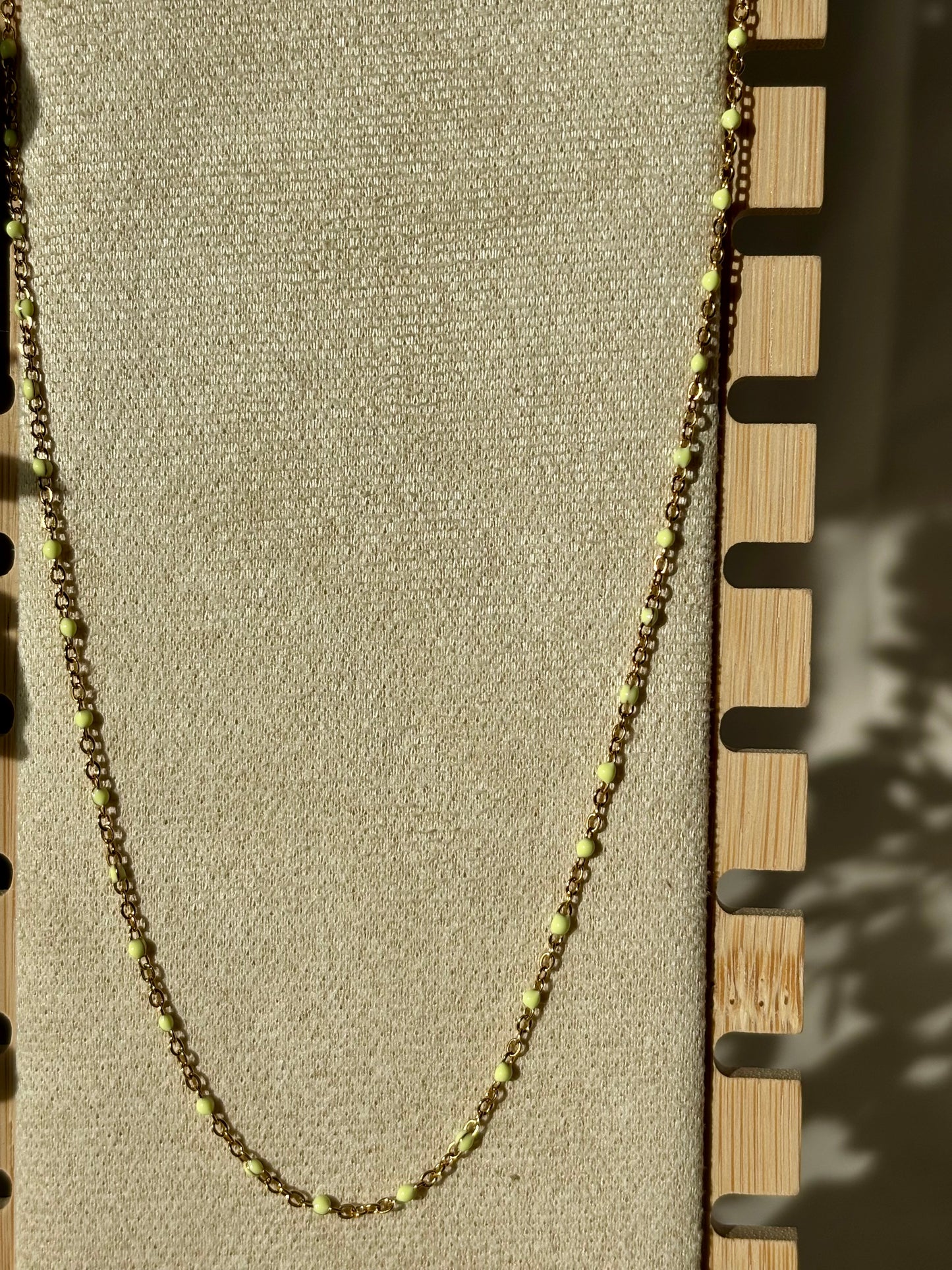 Collier Perles Colorées