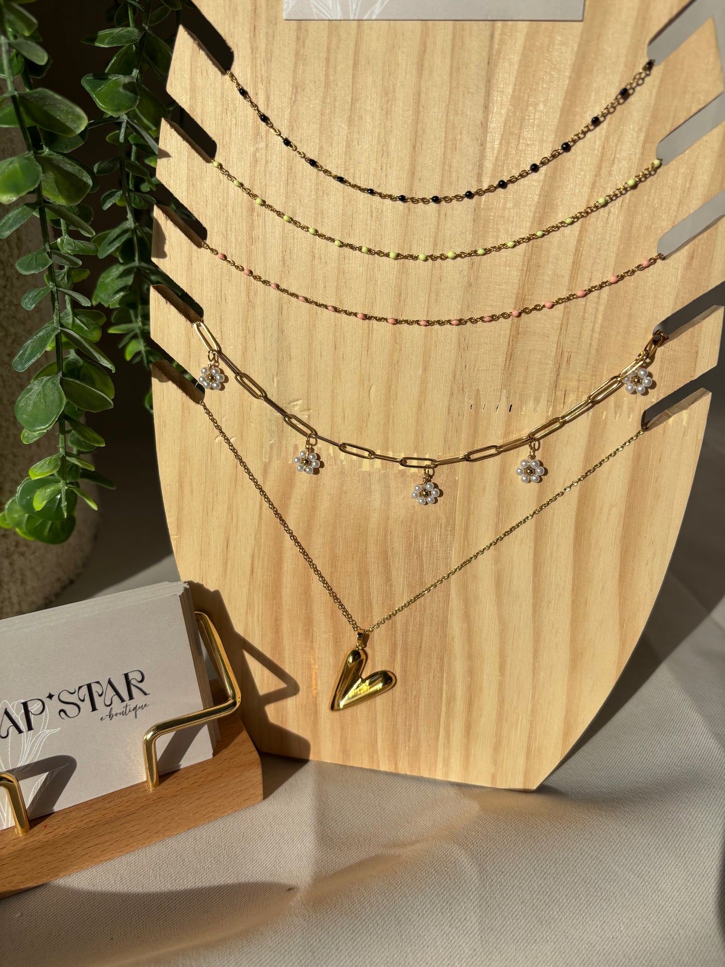 Collier Perles Colorées