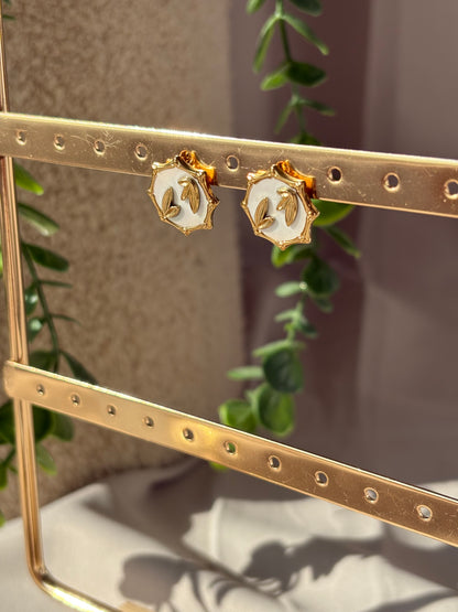 Boucle d'Oreille Feuille