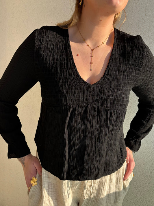 Blouse Col V