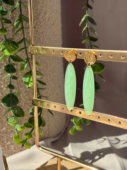 Boucle d'Oreille pendante Pétale