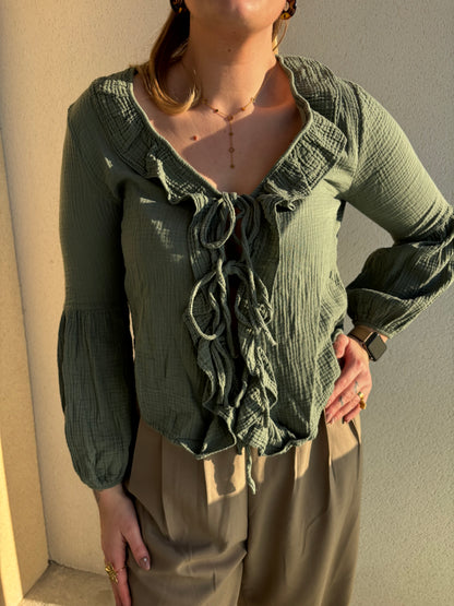 Blouse Bohème volant