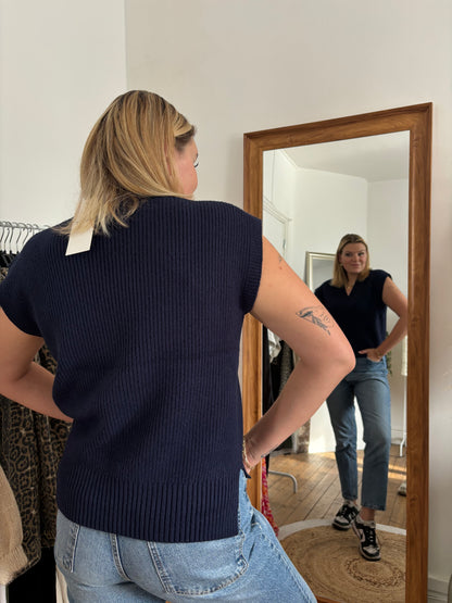 Pull sans manches